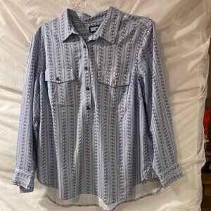 Lands’ End Women’s Striped Shirt – Size 1X